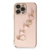 Apple iPhone 14 Pro Max Uyumlu Kılıf Esila Silikon - Pudra