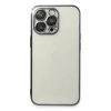 Apple iPhone 14 Pro Max Uyumlu Kılıf Lensli Silikon - Siyah