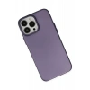 Apple iPhone 14 Pro Max Uyumlu Kılıf Modos Metal Kapak - Mor