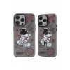 Apple iPhone 14 Pro Max Uyumlu Kılıf Prada Desenli Kapak - Prada Siyah - 1