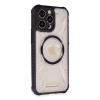 Apple iPhone 14 Pro Max Uyumlu Kılıf Prag Magneticsafe Kapak - Siyah