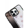 Apple iPhone 14 Pro Max Uyumlu Lumi Desenli Kapak - Siyah