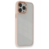 Apple iPhone 14 Pro Uyumlu Kılıf Dora Kapak - Pudra