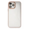 Apple iPhone 14 Pro Uyumlu Kılıf Dora Kapak - Pudra