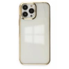 Apple iPhone 14 Pro Uyumlu Kılıf Element Silikon - Gold