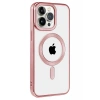 Apple iPhone 14 Pro Uyumlu Kılıf Kronos Magsafe Kapak - Rose Gold