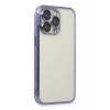 Apple iPhone 14 Pro Uyumlu Kılıf Lensli Silikon - Mor