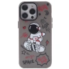 Apple iPhone 14 Pro Uyumlu Kılıf Prada Desenli Kapak - Prada Siyah - 1