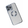Apple iPhone 14 Pro Uyumlu Kılıf Slot Silikon - Sierra Blue