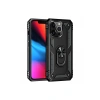 Apple iPhone 14 Pro Uyumlu Kılıf Sofya Yüzüklü Silikon Kapak - Siyah