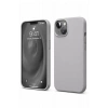Apple iPhone 14 Uyumlu Kılıf First Silikon - Gri