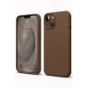 Apple iPhone 14 Uyumlu Kılıf First Silikon - Kahverengi