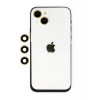 Apple iPhone 14 Uyumlu Shine Kamera Lens - Gold