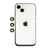 Apple iPhone 14 Uyumlu Shine Kamera Lens - Gold