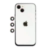 Apple iPhone 14 Uyumlu Shine Kamera Lens - Rainbow