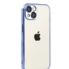 Apple iPhone 15 Lensli Silikon - Açık Mavi