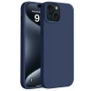 Apple iPhone 15 Plus Uyumlu Kılıf First Silikon - Lacivert