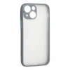 Apple iPhone 15 Plus Uyumlu Kılıf Montreal Silikon Kapak - Gri