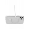 Apple iPhone 15 Plus Uyumlu Kılıf Pc Real Magsafe Kapak - Şeffaf