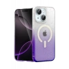 Apple iPhone 15 Plus Uyumlu Pummel Shiny Magsafe Kapak - Mor