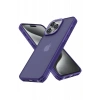 Apple iPhone 15 Pro Max Uyumlu Kılıf Elegant Kapak - Derin Mor