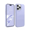 Apple iPhone 15 Pro Max Uyumlu Kılıf First Silikon - Lila
