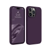 Apple iPhone 15 Pro Max Uyumlu Kılıf First Silikon - Mürdüm