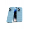 Apple iPhone 15 Pro Max Uyumlu Kılıf Optimum Silikon - Sky Blue