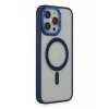 Apple iPhone 15 Pro Max Uyumlu Kılıf Room Magneticsafe Silikon - Lacivert