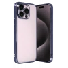 Apple iPhone 15 Pro Max Uyumlu Lensli Silikon - Lacivert