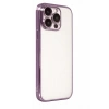 Apple iPhone 15 Pro Max Uyumlu Lensli Silikon - Mor