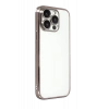 Apple iPhone 15 Pro Max Uyumlu Lensli Silikon - Titan Gri
