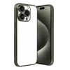 Apple iPhone 15 Pro Max Uyumlu Lensli Silikon - Yeşil