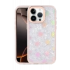 Apple iPhone 15 Pro Max Uyumlu Lumi Desenli Kapak - Pembe