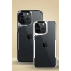 Apple iPhone 15 Pro Uyumlu Kılıf Boyi Silikon Kapak - Siyah