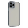 Apple iPhone 15 Pro Uyumlu Kılıf Montreal Silikon Kapak - Gri