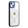 Apple iPhone 15 Pro Uyumlu Kılıf Room Magneticsafe Silikon - Lacivert