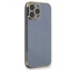 Apple iPhone 15 Pro Uyumlu Kılıf Volet Silikon - Mavi