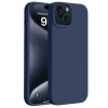 Apple iPhone 15 Uyumlu Kılıf First Silikon - Lacivert