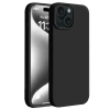 Apple iPhone 15 Uyumlu Kılıf First Silikon - Siyah