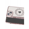 Apple iPhone 15 Uyumlu Kılıf Joke Simli Magneticsafe Kılıf - Pembe