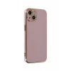 Apple iPhone 15 Uyumlu Kılıf Volet Silikon - Mor