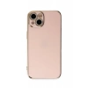Apple iPhone 15 Uyumlu Kılıf Volet Silikon - Pembe