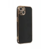 Apple iPhone 15 Uyumlu Kılıf Volet Silikon - Siyah