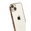 Apple iPhone 15 Uyumlu Lensli Silikon - Çöl Titanyum