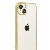Apple iPhone 15 Uyumlu Lensli Silikon - Gold
