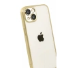Apple iPhone 15 Uyumlu Lensli Silikon - Gold