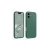 Apple iPhone 16 Kılıf First Silikon - Koyu Yeşil