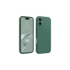 Apple iPhone 16 Kılıf First Silikon - Koyu Yeşil