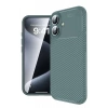 Apple iPhone 16 Plus Kılıf Auto Focus Karbon Kapak - Koyu Yeşil
